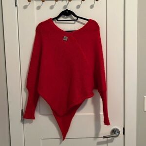 Hand knit sweater by Polish designer Agnieszka Tokarska.